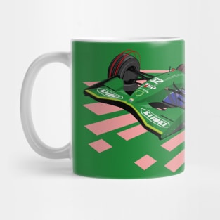 Jordan 191 Formula 1 Car as Driven by Michael Schumacher Mug